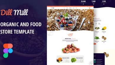 Dillmillv.Nulled&#;OrganicandFoodStoreFigmaTemplate