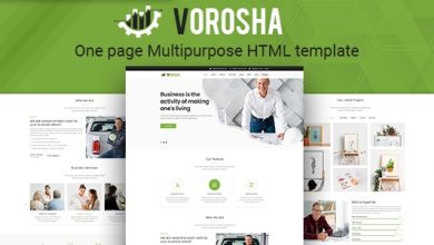 Voroshav.Nulled&#;OnePageMultipurposeHTMLTemplate