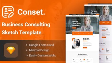 Consetv.Nulled&#;BusinessConsultingSketchTemplate