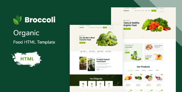 Broccoliv.Nulled&#;OrganicFoodHTMLTemplate