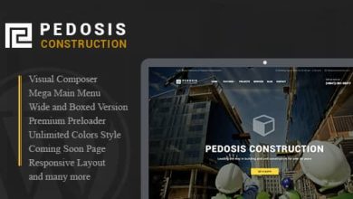 PedosisNulled&#;ConstructionResponsiveWordPressTheme