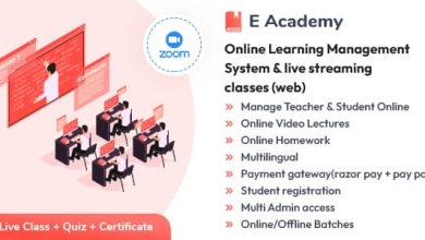 E AcademyNulled&#;OnlineLearningManagementSystem&#;livestreamingclasses(web)&#;May