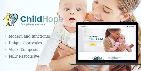 ChildHopev..Nulled&#;ChildAdoptionService&#;CharityNonprofitWordPressTheme