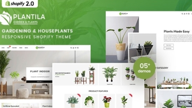 Plantilav.Nulled&#;Gardening&#;HouseplantsShopifyTheme