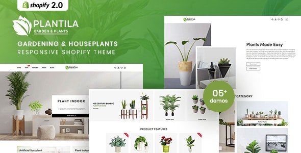 Plantilav.Nulled&#;Gardening&#;HouseplantsShopifyTheme