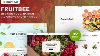 FruitBeev.Nulled&#;OrganicFood,NaturalResponsiveShopifyTheme