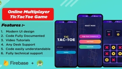 Multi Player Tic Tac Toe Game using Firebase Realtime Database App Source Download