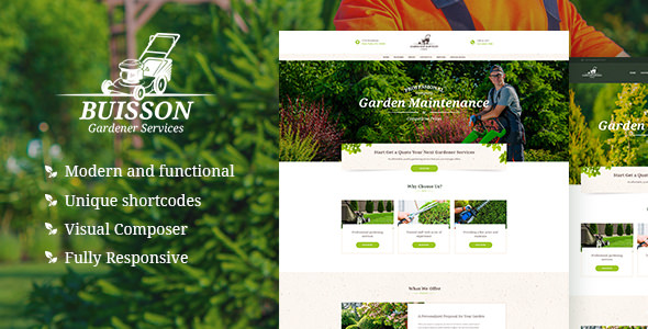 Buissonv..Nulled&#;GardeningWordPressTheme