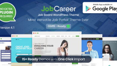 JobCareerv.Nulled&#;JobBoardResponsiveWordPressTheme