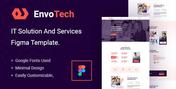 EnvoTechv.Nulled&#;ITSolutionandServicesFigmaTemplate