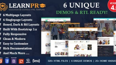 LearnProv.Nulled&#;EducationCourseHTMLTemplate