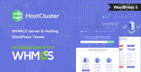 HostClusterv.Nulled&#;WHMCSServer&#;HostingWordPressTheme+RTL