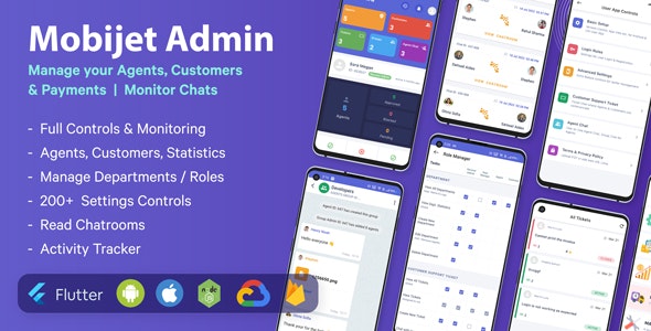 MobijetADMINv.Nulled&#;Manage&#;MonitorAgents,Customer&#;Payments|Android&#;iOSFlutterapp