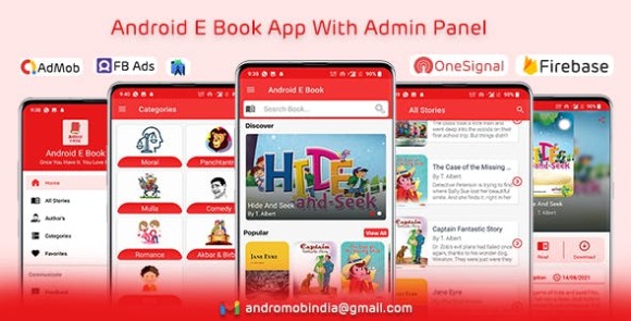 AndroidEBookApp(Jul)Nulled–AdminPanel–Admob&#;FAN