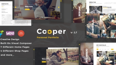 Cooperv.Nulled&#;CreativeResponsivePersonalPortfolioTheme