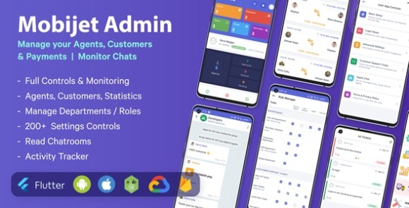 MobijetAdminv.Nulled–Manage&#;MonitorAgents,Customer&#;Payments|Android&#;iOSFlutterAppSourceCode