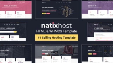 NatixHost(Aug)Nulled–WHMCS&#;HostingHTMLTemplate