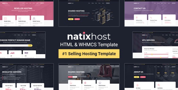 NatixHost(Aug)Nulled–WHMCS&#;HostingHTMLTemplate