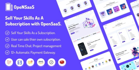 OpenSaaSv.Nulled–SellYourSkillsAsASubscription(SAAS)PHPScript