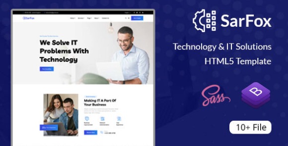 Sarfoxv.Nulled–ITSolutions&#;TechnologyHTMLTemplateFree