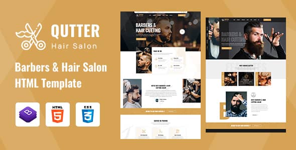 Qutterv.Nulled&#;Barbers&#;HairSalonsHTMLTemplate