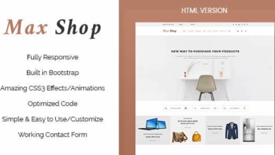 MaxShopv..Nulled&#;EcommerceHTMLTemplate