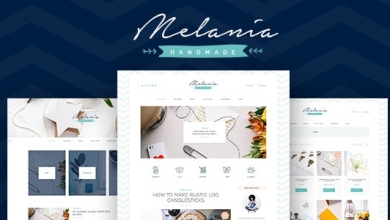 Melania..Nulled&#;HandmadeBlog&#;ShopWordPressTheme