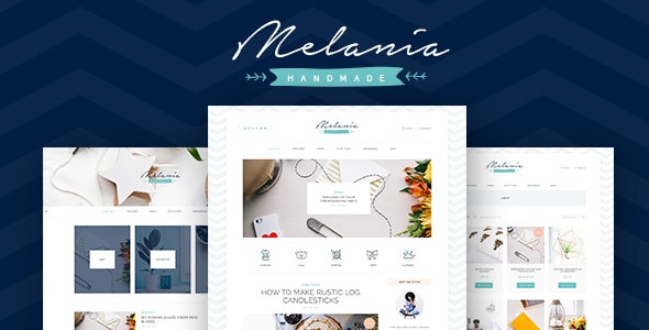 Melania 2.5 开心版 – 手工博客和商店 WordPress 主题
