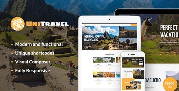 UniTravelv..Nulled&#;TravelAgency&#;TourismBureauWordPressTheme