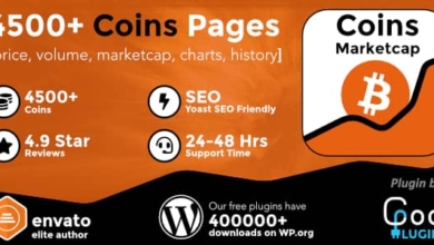 CoinMarketCap&#;Pricesv.Nulled&#;WordPressCryptocurrencyPlugin