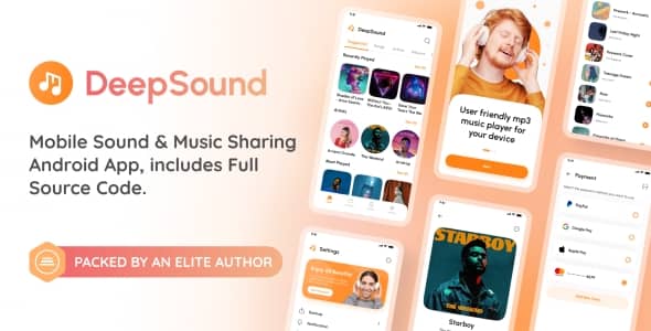 DeepSoundAndroidv.Nulled&#;MobileSound&#;MusicSharingPlatformMobileAndroidApplication