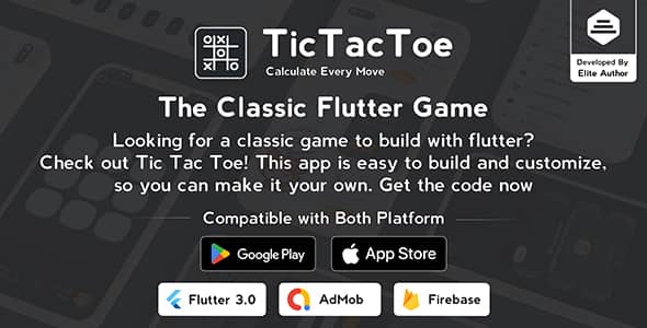 TicTacToev..Nulled&#;TheClassicFlutterTicTacToeGame