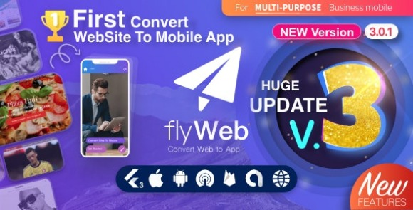 FlyWebv..Nulled–WebtoAppConvertorFlutter+AdminPanelSource