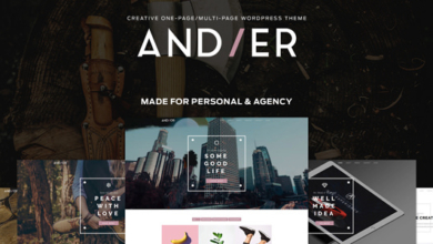 Andierv..Nulled&#;ResponsiveOne&#;MultiPagePortfolioTheme
