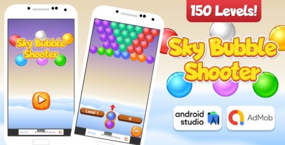 SkyBubble(Sep)Nulled–ShooterGameAndroidStudioProjectwithAdMobAdsAppSourceCode