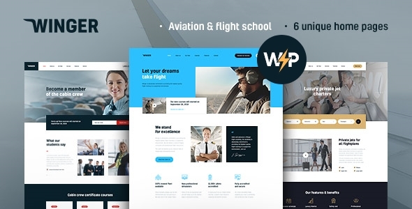 Wingerv..Nulled&#;Aviation&#;FlightSchoolWordPressTheme