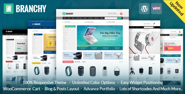 Branchy Nulled – WooCommerce Responsive Theme