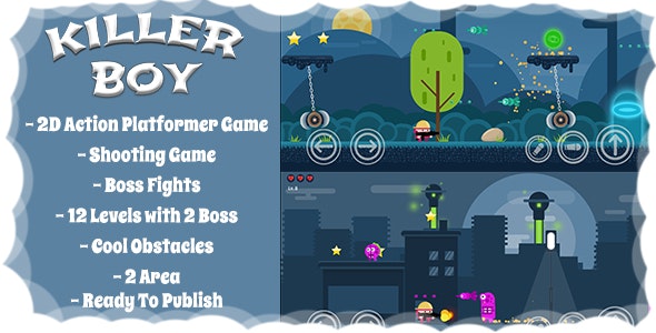 KillerBoyNulled&#;DActionPlatformerMobile/AndroidGame(UnityGame+Admob)