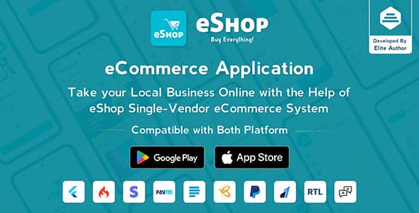 eShopv..Nulled&#;eCommerceSingleVendorApp|ShoppingeCommerceAppwithFlutter