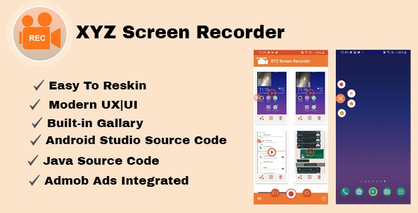 XYZScreenRecorderv.Nulled&#;NativeAndroidApp&#;AdmobAds
