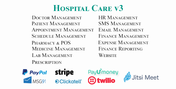 HospitalCareNulled&#;HospitalManagementSystem+PatientApp&#;August