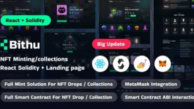 Bithuv.Nulled–NFTMinting/CollectionwithSmartContract(ReactJS+Solidity)