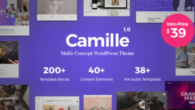 Camillev..Nulled&#;Multi ConceptWordPressTheme