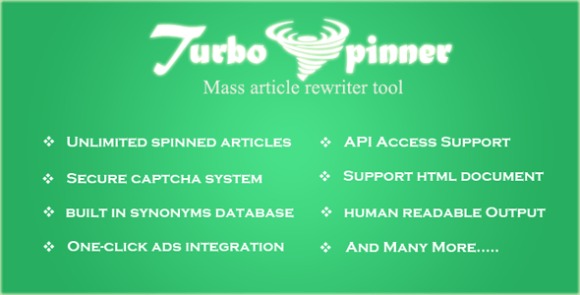 TurboSpinnerv.Nulled–ArticleRewriterPHPScript