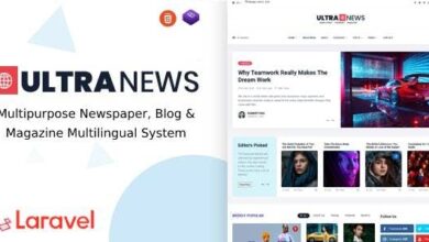 UltraNewsv..Nulled–LaravelNewspaper,BlogandMagazineMultilingualSystemPHPScript