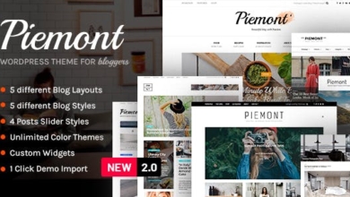 Piemont PremiumTravel&LifestyleResponsiveWordPressBlogTheme