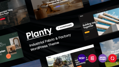 Plantyv.Nulled&#;IndustrialFabric&#;FactoryWordPressTheme