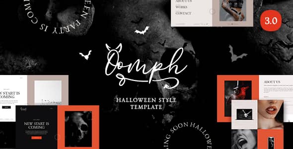 OomphNulled&#;HalloweenStyleComingSoon&#;LandingPageTemplate