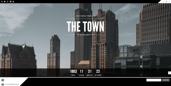 TheTownv.Nulled&#;ResponsiveComingSoonPage