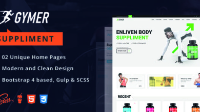 GymerNulled&#;Health&#;fitnessmedicineecommercehtmltemplate